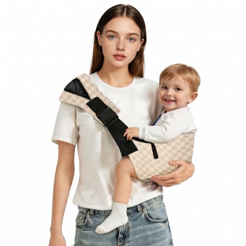 Baby Sling Carrier,Adjustable Baby Carrier for 10-35 lbs(Houndstooth)