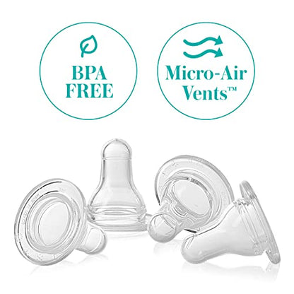 Evenflo Classic Fast Flow Silicone Nipples 4 ea, Clear - style: Fast Flow