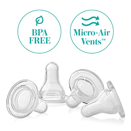 Evenflo 4 Pack Classic Silicone Nipple, Medium Flow (3-6 months) - style: Medium Flow