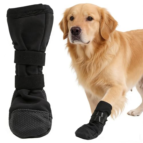 Dog Recovery Boot for Injured Paws, Breathable Dog Shoes with Non-Slip Sole - size: S (Paw Width 2.1'')