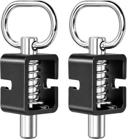 Spring Latch Lock, Weld-On Spring Latch Assembly, Trailer Gate Latch (Pack of 2)