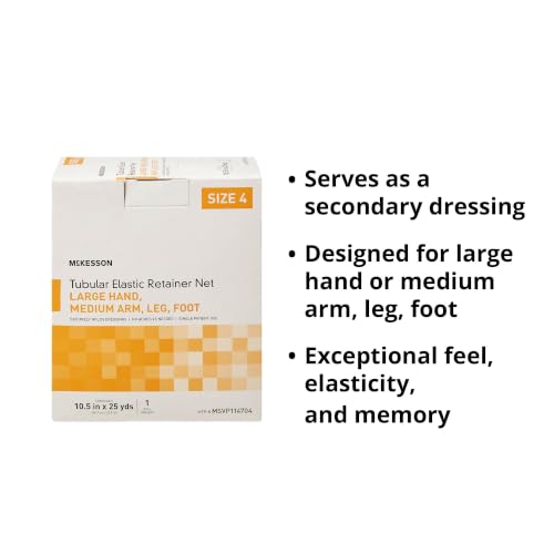 McKesson Tubular Elastic Retainer Net Dressing, 10 1/2 in x 25 yd, 1 ct - size: Size 4 1 Count