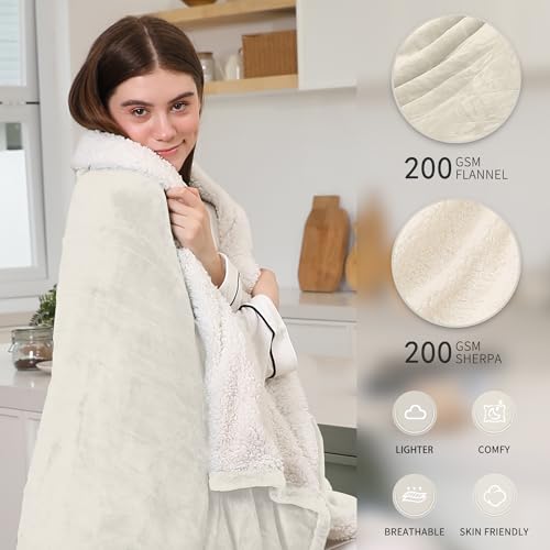 Electric Blanket King Size, Dual Control, White, 100" x 90" - color: White, size: King-100"x90"