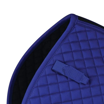 WeatherBeeta Prime Air-Tec Jump Shaped Saddle Pad - color: Cobalt, size: Large