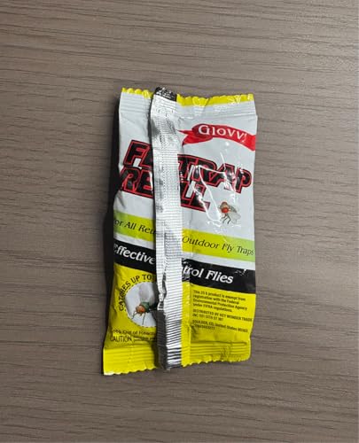 6 Pack Trap Refills, 6 * 30g Fly Bait Packets for All Reusable Flies Trap - size: 6 pack