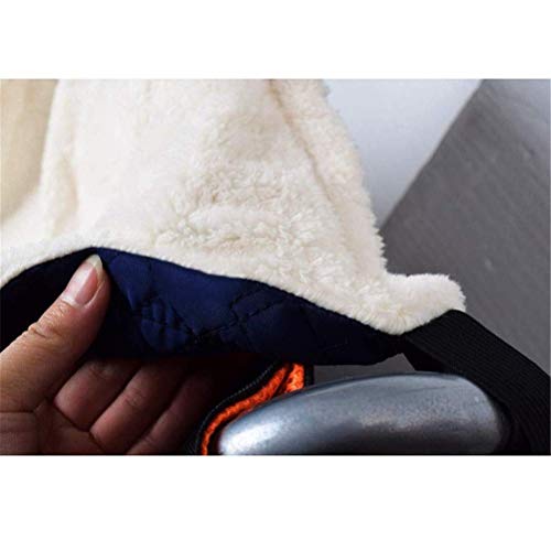 YOMQLJXB Wheelchair Blanket - Waterproof Fleece Lined Wheelchair Cozy Cover for Adults, Warm Covers for Legs and Lower Body