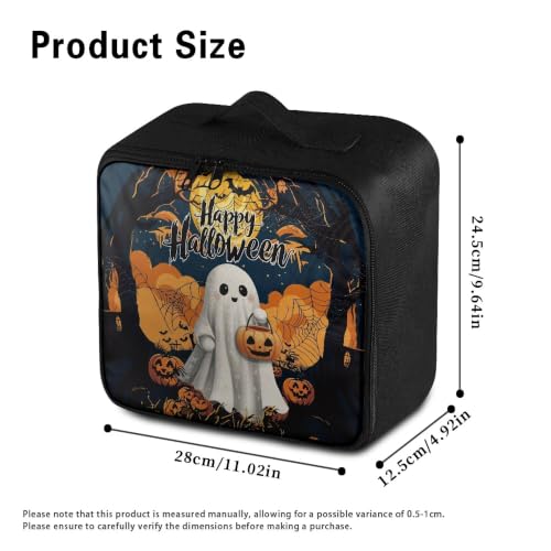 First Aid Bag Halloween Ghost Pumpkin Empty Medical Supplies Organizer Bag Portable Trauma Kit for Home Office Kitchen Traveling Camping - color: Halloween Ghost Pumpkin Theme