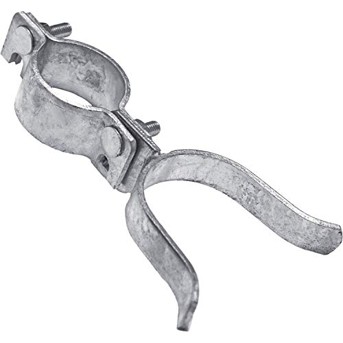 1-7/8" x 1-3/8" Chain Link Fence Gate Fork Latch - Galvanized Latch with Hole for Padlock - size: 1-7/8"x1-3/8"