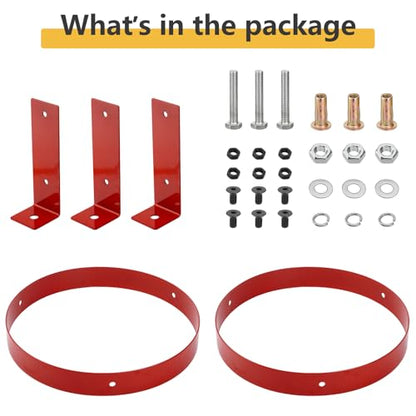 5 Gallon Bucket Holder 12 Inch Diameter | Bucket Holder Rack for RV, Truck, Cart, UTV, Landscape Trailer