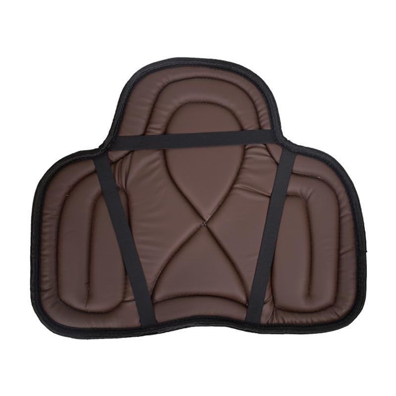 Saddle Tush Cushion Western Long Saddle Pad Horse Riding Seat Saddle Cushion Pad - color: BROWN