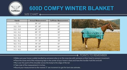 TuffRiderBlanket - color: Black, size: 75