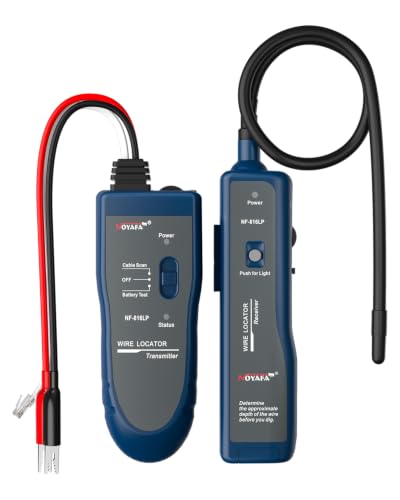 NOYAFA Underground Wire Locator, Wire Tracer for Dog Fence Repair - color: Blue
