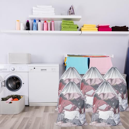 Berlune 30 Pack Large Mesh Laundry Bags - color: Gray
