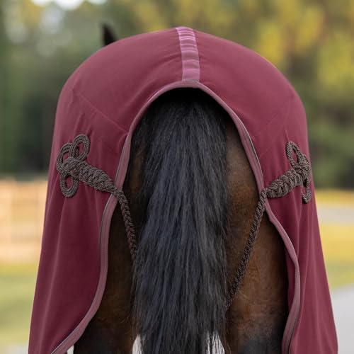Equinavia Koselig Fleece Cooler - Cranberry Red - 72 in - color: Cranberry Red, size: 72 in
