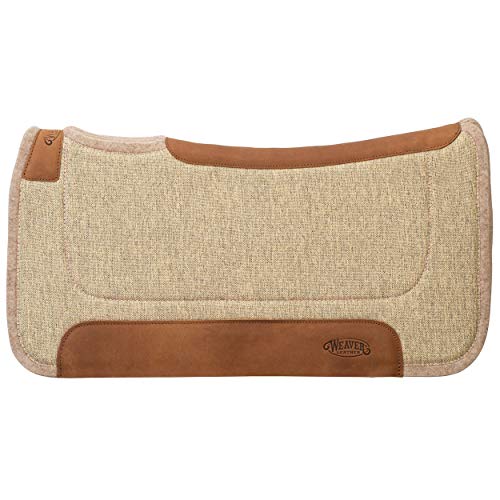 Weaver Equine Contoured Jute Wool Blend Felt Saddle Pad, 30"x30"
