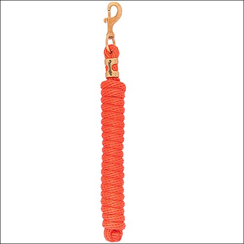 Weaver Leather Poly Lead Rope, Orange, 5/8" x 10'