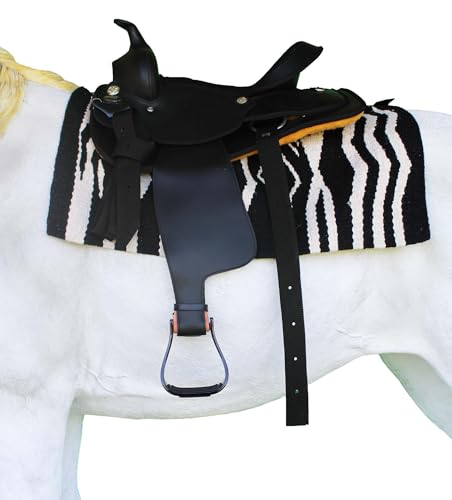CHALLENGER Horse Western 5" Wide Barrel Racer Black Aluminum Engraved Show Stirrups 51248 - color: Black Pink