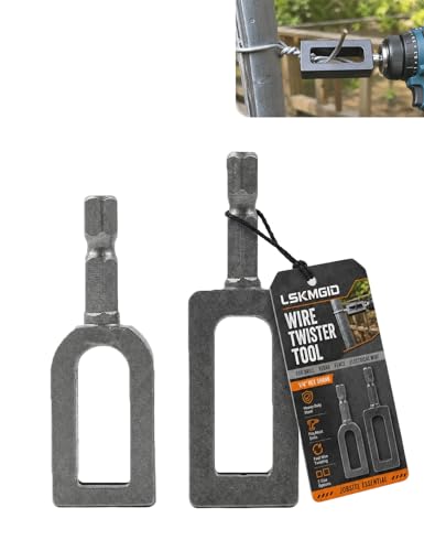 Wire Twister Tool Rebar Tying Fence Twisting Electric Electrical Hand Impact Stripper Heavy Duty with 1/4" Hex Shank Foret Pour Torsade Des Fils Hexagonal Binding Attachment