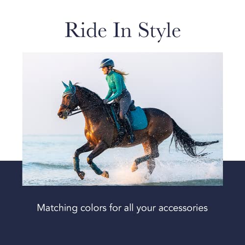 LeMieux Cotton Dressage Square - Grey - Large