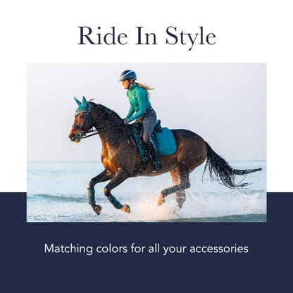 LeMieux Cotton Dressage Square - Grey - Large