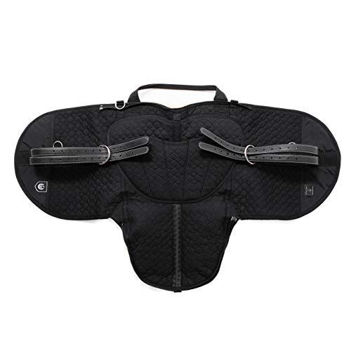 Werner Christ Horse Bareback Pad Premium Plus, Made of Real Sheepskin in Charcoal Size Full - color: Charcoal, size: Full