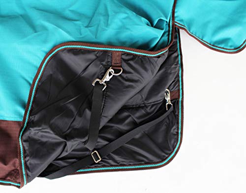 68" Challenger 1200D Horse Bellyband Turnout Heavy-Weight Winter Blanket 583B - size: 68 inches