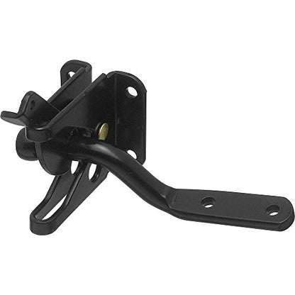 National Hardware Automatic Gate Latch with 4 in Bar, Steel, Black - size: 1 Count (Pack of 1)