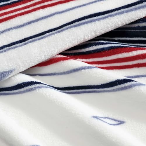 Wrangler - Soft Plush Throw Blanket for Bed & Couch, 50x70 - color: Coyote Sands Blue/Red, size: 50" x 70"