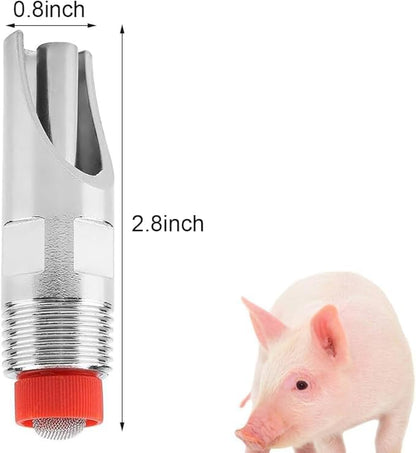Sippy Cup Stainless Steel Nipple Water Dispenser, Leak Proof Design, 5 Pack
