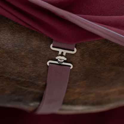 Equinavia Koselig Fleece Cooler - Cranberry Red - 70 in - color: Cranberry Red, size: 70 in