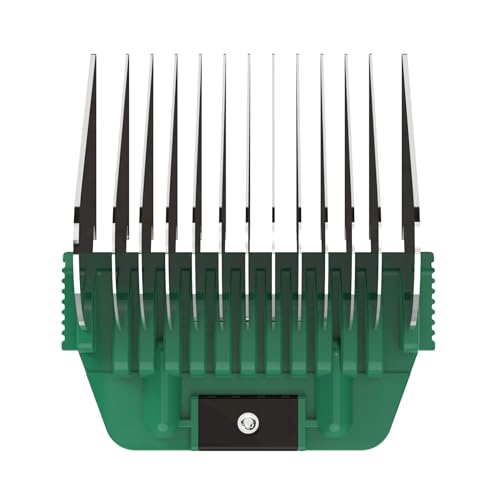 Stainless Steel A5 Wide Guide Comb – Metal Attachment for A5 Wide Blades, Compatible with Wahl KM, Andis, Oster, Heiniger – Smooth & Durable Grooming Guard (22mm - 7/8") - size: 22mm - 7/8"