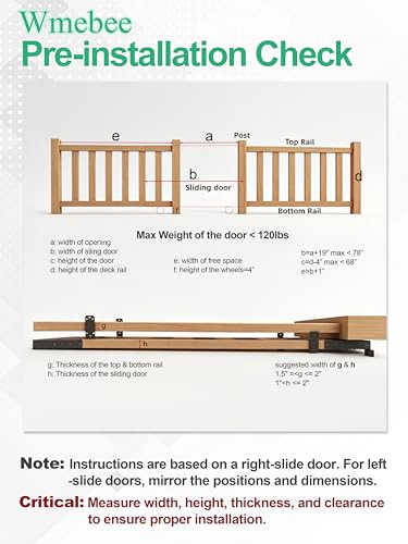 Sliding Gate Kit,Heavy Duty Gate Hardware with Wheel, Anti Sag Fence