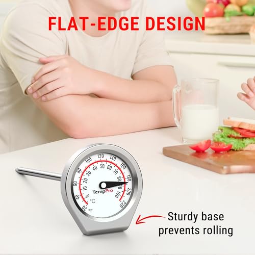 TempPro Dial Instant Read Meat Thermometer for Cooking - size: Analog