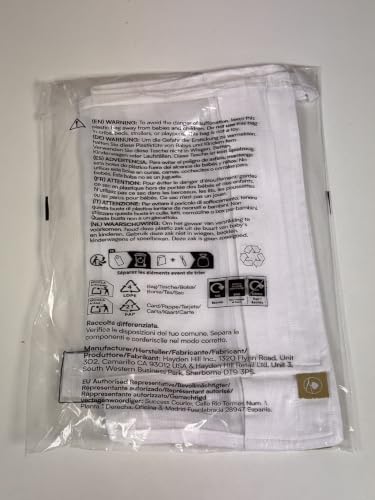 Organic Cotton Mesh Laundry Bags for Delicates & Travel, 2 Pack | Mesh Wash Bags for Lingerie, Bras, Delicates, and Garments; Large and Small Size for Machine Washing, Carbon Neutral, White