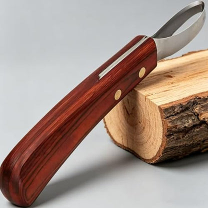 Professional Double-Bladed Horse Hoof Knife, Ultra-Sharp Stainless Steel Farrier Tools with Ergonomic Non-Slip Handle for Comfortable Control, Ideal for Horses, Cows, Goats & Livestock