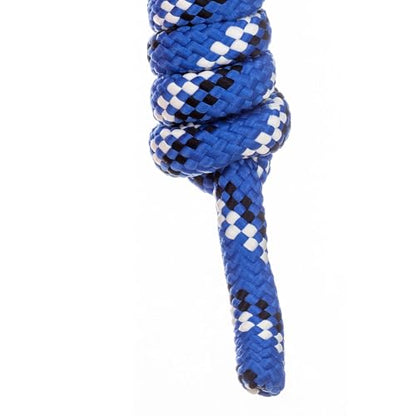 Equinavia Iris Soft 8' Lead Rope with Snap Buckle - Royal Blue/White/Black - One Size - color: Royal Blue/White/Black