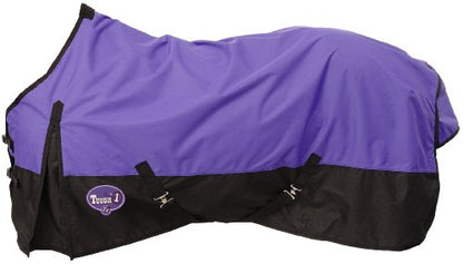 Tough 1 600 Denier Waterproof Horse Sheet - color: Purple, size: 72"
