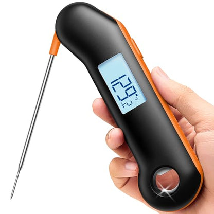 ThermoMaven Professional Meat Thermometer, NIST Certified Accuracy ±0.5°F - color: Black&Orange
