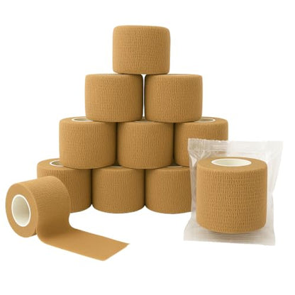 First Aid Training Cohesive Bandage Tape, 12-Pack | MCR Medical - size: 12-pack