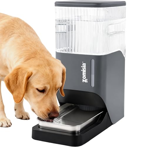 ZOMISIA 3 Gallon Automatic Dog Water Dispenser Gravity Extra Large Capacity - color: Grey, size: 11L