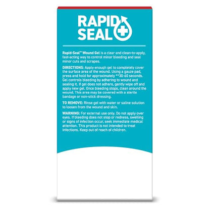 Rapid-Seal Hemostatic Wound Gel, 1 Tube, Stops Bleeding in Seconds - size: 1 Tube (0.5 Fl Oz)