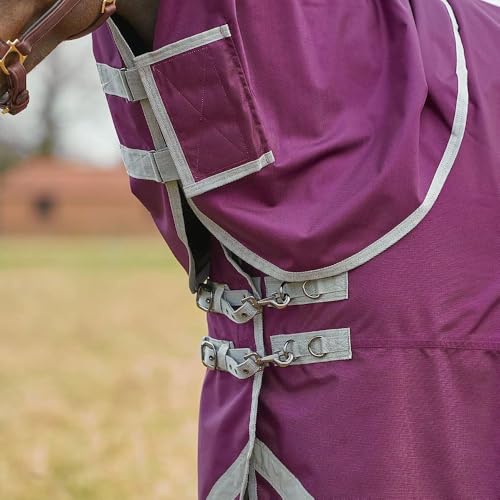 Derby House Elite 1680 Denier with Snuggy Detach-A-Neck Combo Waterproof Turnout Sheet - size: 75
