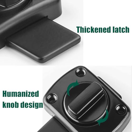 Door Safety Locks from Inside,Inner Door Reinforcement,Anti Pry - color: Black-1