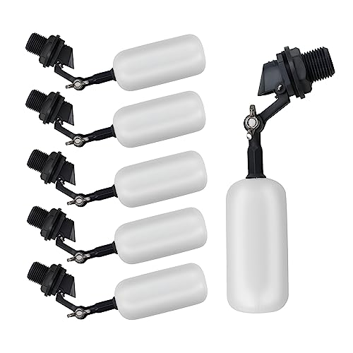 6-Pack Water Float Valve,1/2 Inch NPT for Ponds and Water Tanks