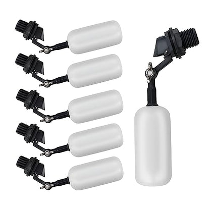 6-Pack Water Float Valve,1/2 Inch NPT for Ponds and Water Tanks