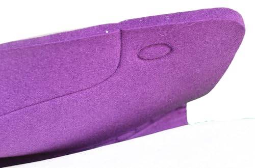 Horse 32" x 30" Western Contoured Wool Felt Therapeutic Saddle Pad 39232 - color: Purple Hair-on