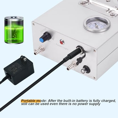 15L Rechargeable Cow Milking Machine Portable Battery Powered Cow Milker Automatic Electric Pump Powerful Vacuum Milker Machine Adjustable Milking Machine for Home Dairy Cows - color: 15L for Cow