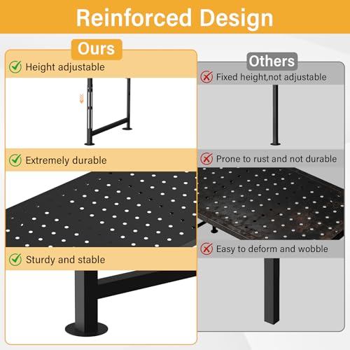 Metal Livestock Stand, Sheep & Goat Trimming Stand 45" x 20" - size: 45" x 20"