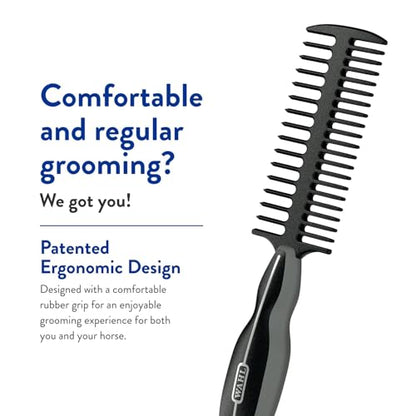 Wahl Professional Animal Mane & Tail Brush, 858708, Black - color: Black