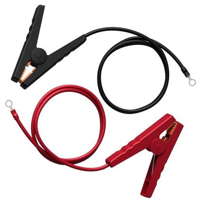 Electric Fence Lead Wire with Alligator Clip – Connection Cable for Fencing Systems Compatible with Solar Electric Fence Charger, Energizer - style: JZ2